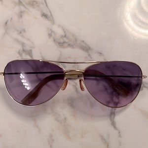 Paul Smith Angus aviator sunglasses for women with purple lens